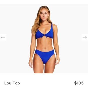Vitamin A swim Lou Top in blue